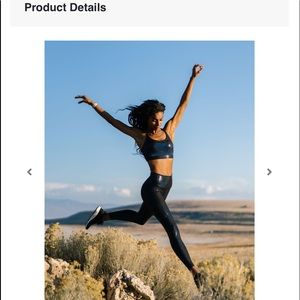 Like new, Zyia Blue Twilight Luxe hi-rise leggings, 7/8, 24” size 14-16